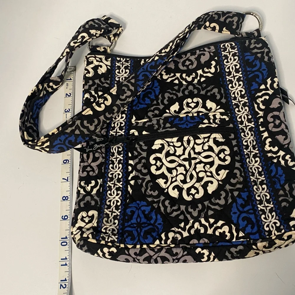 Vera Bradley Black and Blue Crossbody Bag